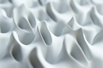 Aufkleber - A collection of white vases placed on a flat surface, ideal for decorating and styling