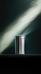 Poster - Metal container with steam emitting from vents