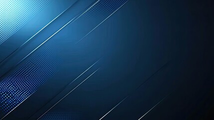 Leinwandbilder - Professional abstract blue gradient background with high-tech lighting and a futuristic feel