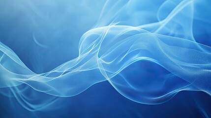 Leinwandbilder - Subtle abstract blue gradient with a soft glow and gentle transitions for modern UI and web backgrounds