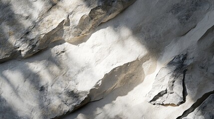 Aufkleber - Textured gray stone background with dynamic light and shadow interplay for an organic product setting