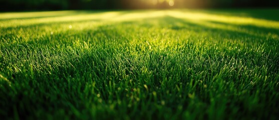 Poster - A sunny day at the meadow, ideal for photography or as a backdrop