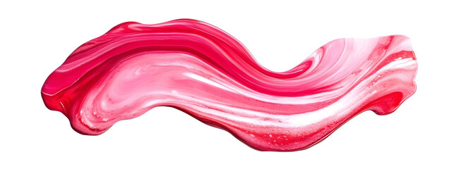 Aufkleber - Vibrant Fluid Abstract Acrylic Art with Smooth Color Gradients