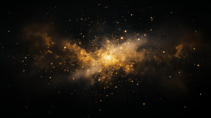 Wall Mural - celestial symphony: witness the birth of a star cluster, a celestial event. a dazzling display of co