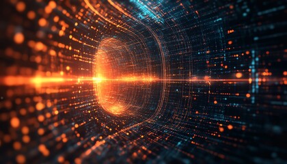 Poster - Abstract digital transformation in the corporate world