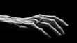 © Fotograf - A close-up image of a pair of hands in grayscale, suitable for use as a background or to add texture to an editorial or design piece