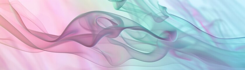 Fototapete - Abstract soft thin pastel background with smoke and wavy elements Abstract background gradient.