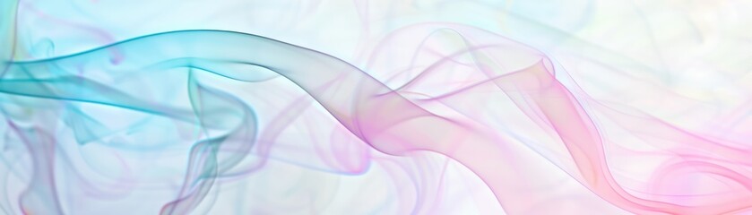 Fototapete - Abstract soft thin pastel background with smoke and wavy elements Abstract background dynamic.