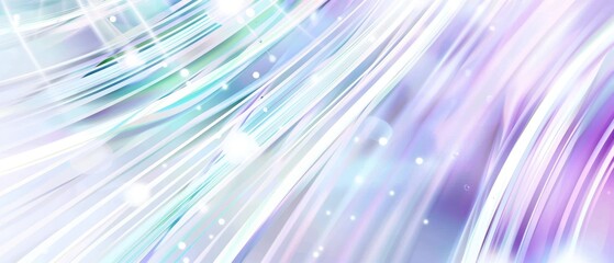 Poster - Curves illustration pastel symmetry thin striped line swirl calmness dreamy gentle sparkle spiral burst smooth discovery dynamic beam gradient.