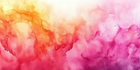 Poster - Beautiful abstract watercolor pattern showcasing vibrant hues blending harmoniously in a captivating display of colors