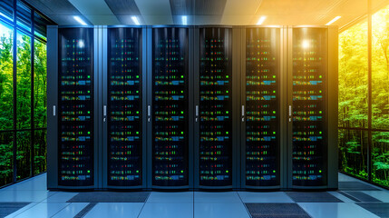 Poster - Green server room data center