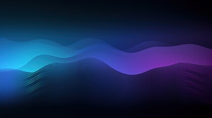 Fototapete - A minimalist gradient of blue, purple, and black, giving a sleek and professional look with a subtle grainy texture overlay.