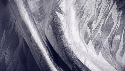 Aufkleber -  abstract close-up of translucent textured fabric with organic linear patterns in monochrome tones for modern design