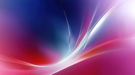 Fototapete - Dynamic colorful abstract background digital art visual design studio wide angle artistic concept