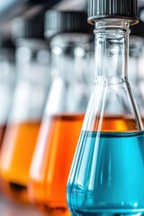 Fototapete - Precision Diagnostics Unveiled High-Performance Laboratory Workflow Visualization with Vibrant Analytical Chemistry Specimens - Next-Gen Scientific Innovation