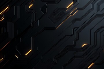 Poster - A sleek, modern background featuring intricate circuit patterns with glowing elements. Perfect for digital art, tech-themed projects, or as a backdrop for futuristic designs.
