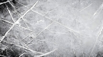 Poster - Abstract Textured Background with Distressed Ice and Cracked Patterns