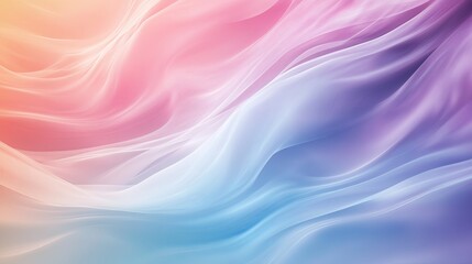Poster - A smooth, flowing gradient of pastel colors, creating a calming effect 