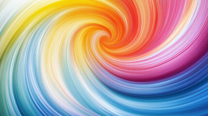 Poster - A vibrant abstract composition of swirling colors and light trails