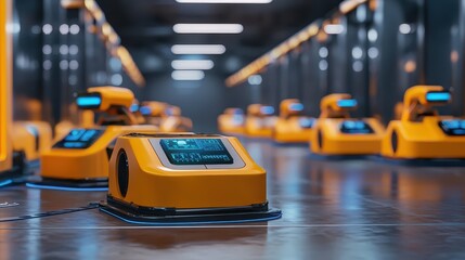 Poster - Automated Transport Robots in a Modern Warehouse Environment
