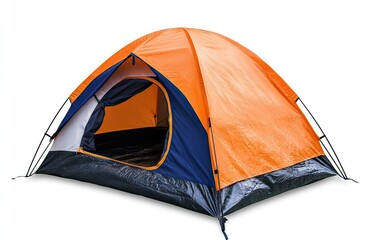 orange and blue camping tent (2)