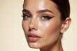 © Volodymyr Hankevych - Close-up of makeup showcasing dramatic eyeliner