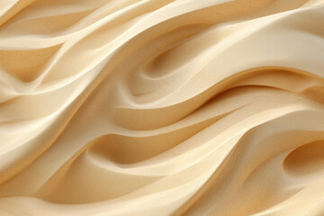 Aufkleber - Abstract image of beige, sandy waves creating a flowing, textured pattern.