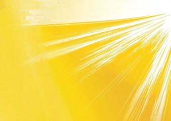 Poster - The vibrant yellow flower is set against a futuristic and abstract backdrop of sunlight