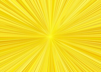Poster - A bright yellow flower is depicted on a futuristic abstract background illuminated by sunlight