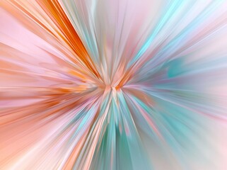 Poster - An abstract color background is accompanied by an energy flower and illuminated with futuristic light
