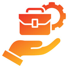 Poster - Responsibility Glyph Gradient Icon