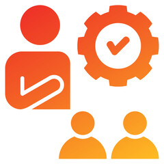 Poster - Briefing Glyph Gradient Icon