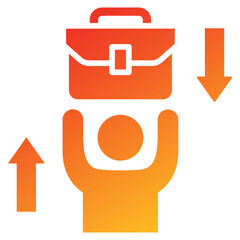 Poster - Workload Glyph Gradient Icon
