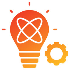 Poster - Innovation Glyph Gradient Icon