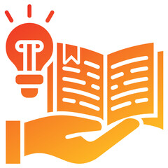 Poster - Education Glyph Gradient Icon