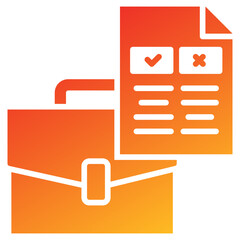 Poster - Rule Glyph Gradient Icon