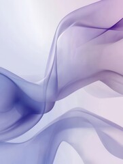Poster - Soft gradient background flowing from lavender to pale blue in a serene and meditative aesthetic