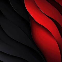 Poster - Abstract black and red gradient background.