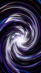 Poster - Dynamic cosmic swirl: vibrant energy transformation across abstract patterns