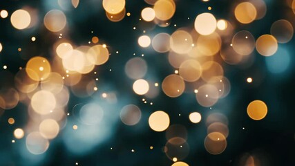 Poster - Abstract bokeh background creates a luxurious, ethereal atmosphere in a softly blurred visual experience, abstract white bokeh and zoom out background luxury background