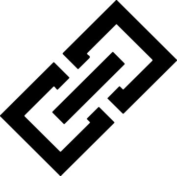 Link Icon – Internet URL or Webpage Chain Symbol | Vector Illustration
