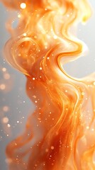 Wall Mural - Dynamic Fire Swirl Abstract Effect high resolution hd photo