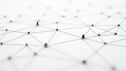Poster - networking. human connections. linking entities. network, social media, internet communication abstr