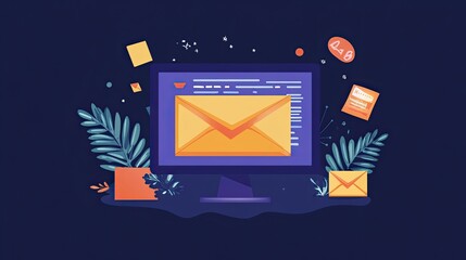 Poster - Customizable email header graphics ideal for professional use showcasing diverse designs that enhance brand visibility and captivate audience engagement in digital marketing campaigns