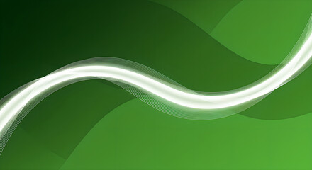 Poster - Abstract green wave design for background. Artistic wallpaper pattern. Creative modern banner decoration template for graphic presentation and poster design with copy space.