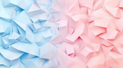 Poster - Vector flat pastel color background with a geometric pattern and dots for presentation, banner, or cover design