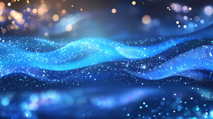 Wall Mural - light effect shine blue glare