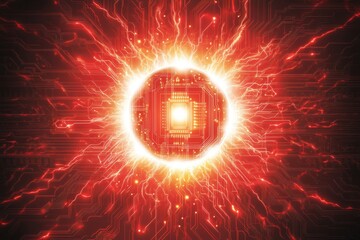 Poster - A huge quantum computer amidst energetic digital circuitry