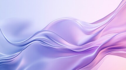 Poster - Gentle transition of lavender and pale blue creates a serene, meditative atmosphere with space for peaceful thoughts and reflections