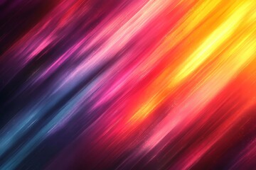 Poster - An abstract white blur line and wave over a yellow and violet motion blur background, complete with a textured background, template, banner, wallpaper, and room for copy